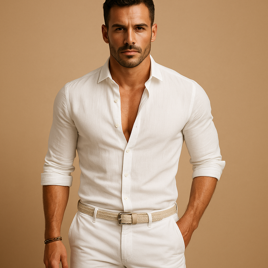 Lightweight button-down shirt for men | Owen