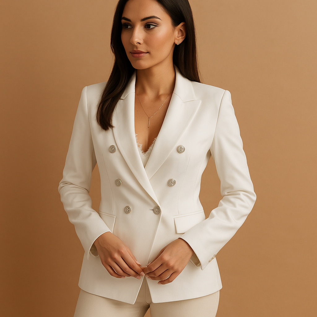 Lightweight cotton casual blazer for women | Naomi