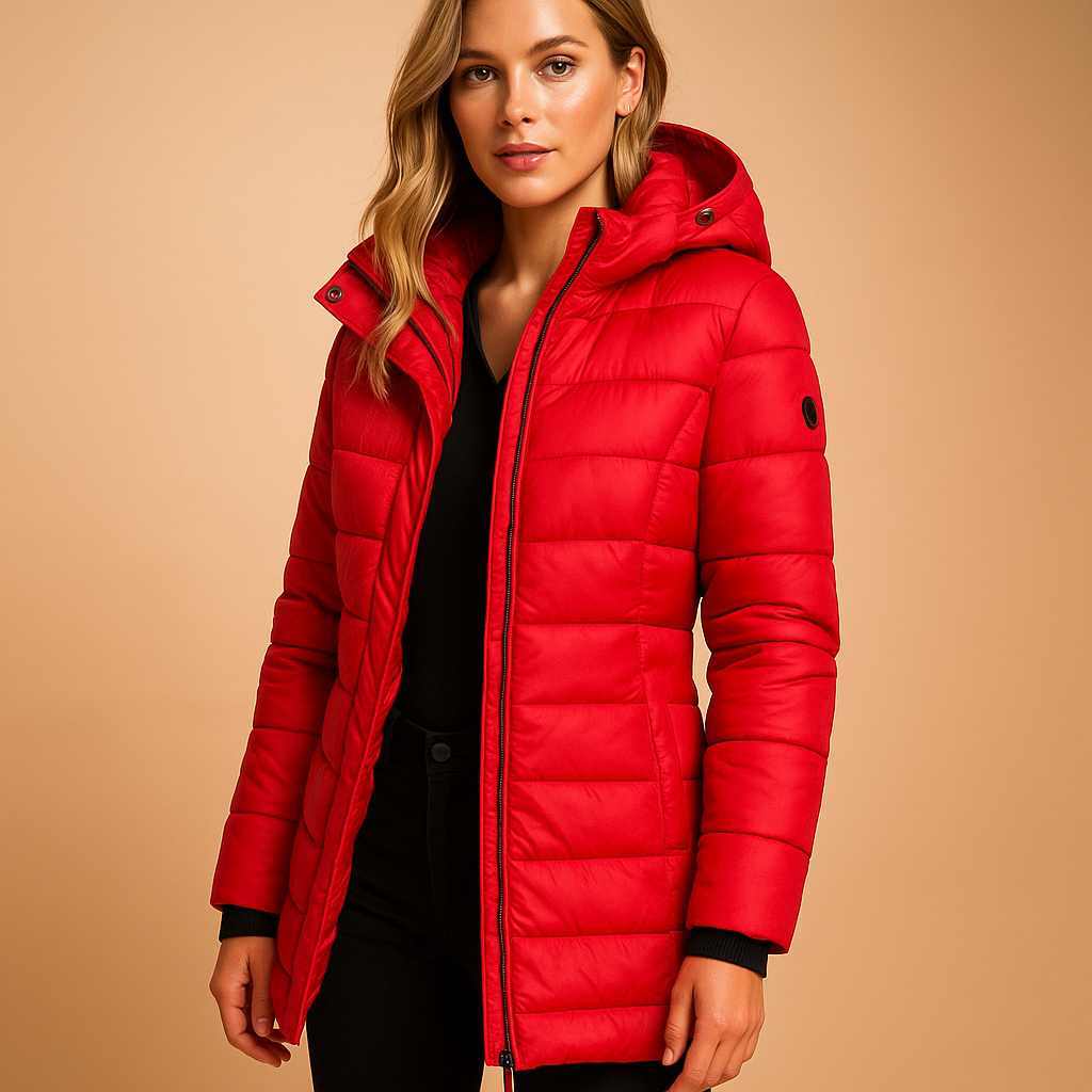 Lightweight puffer down jacket for women | Eliza
