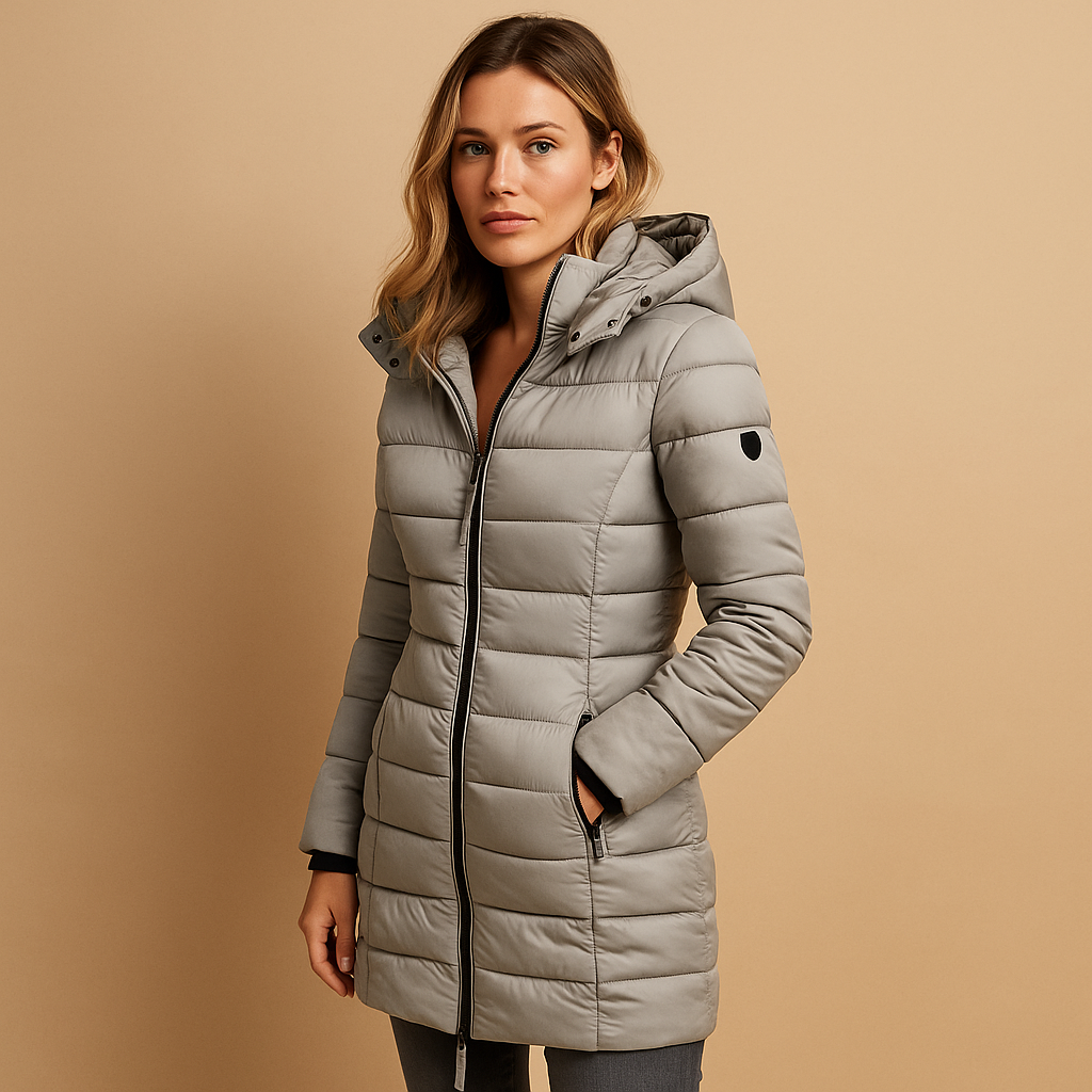 Lightweight puffer down jacket for women | Eliza