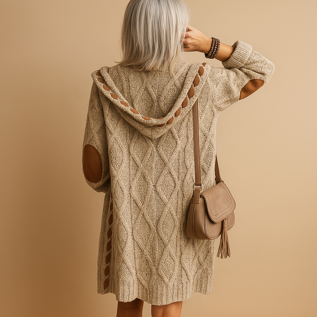 Lightweight hooded cardigan for women | Liana