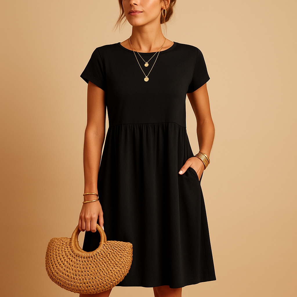 Lightweight summer dress with elegant fit for women | Keira