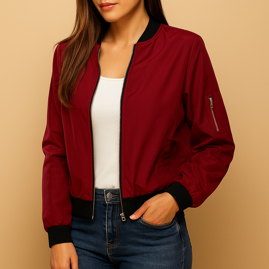 Lightweight summer jacket with elegant fit for women | Teresa