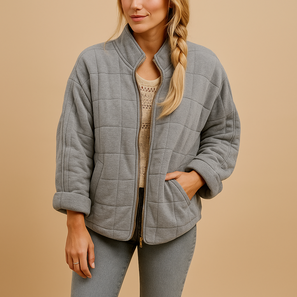 Lightweight summer jacket with pockets for women | Bernadette