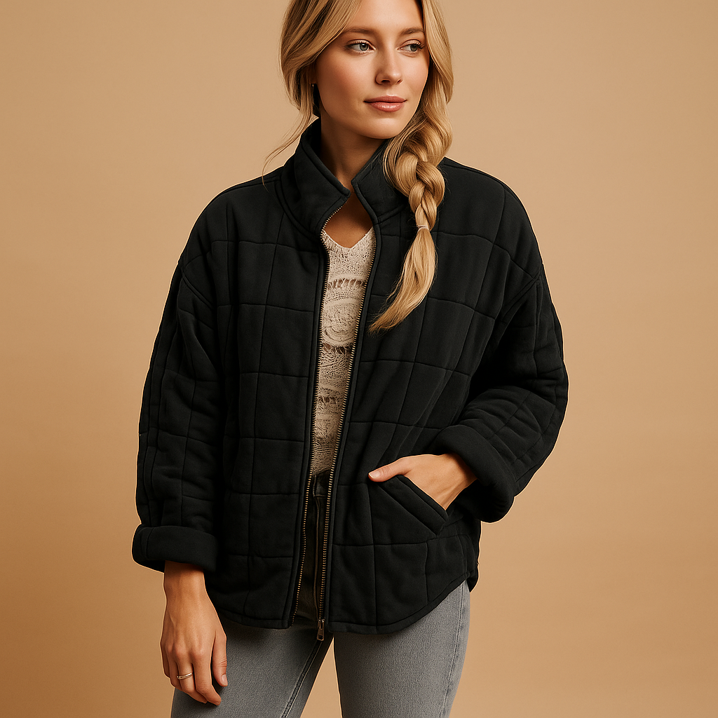 Lightweight summer jacket with pockets for women | Bernadette
