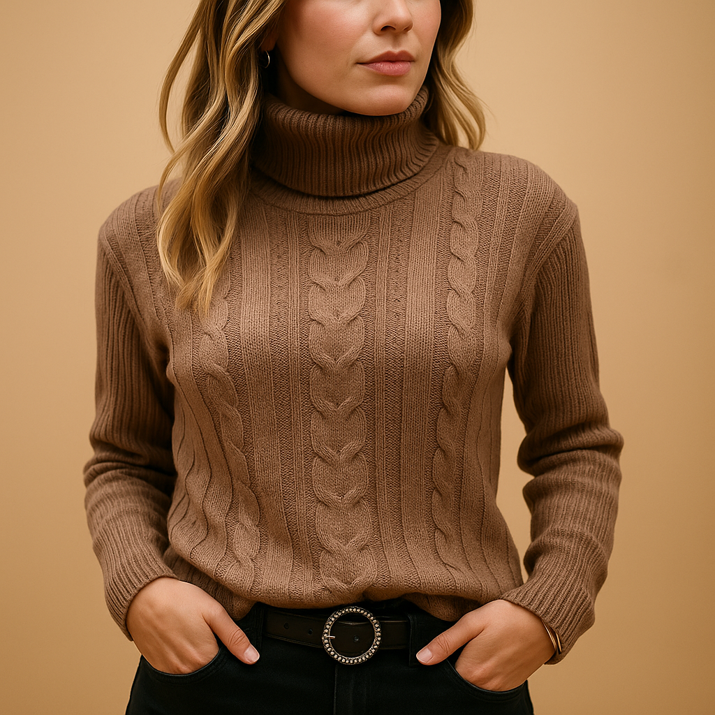 Lightweight turtleneck sweater for women | Serene