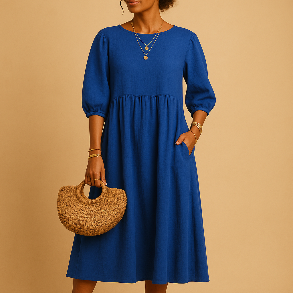 Long casual chic dress for women | Clara