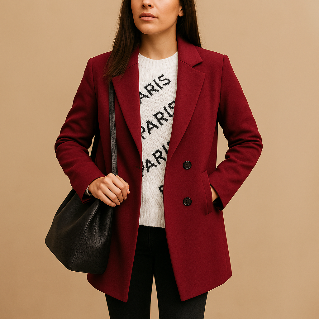 Long elegant winter coat for women | Charlotte