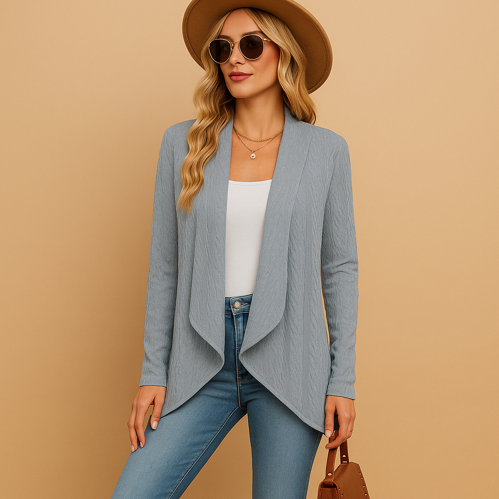 Stylish long knitted cardigan for women | Maisie