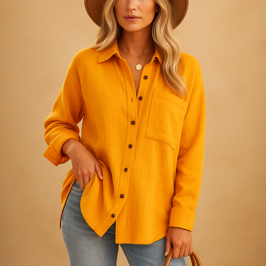 Long sleeve polo shirt for women | Grace