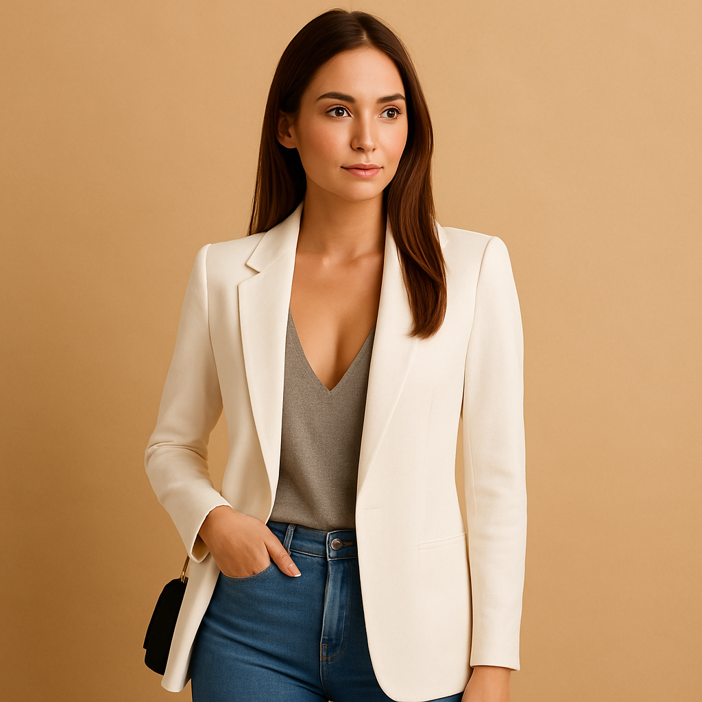 Long tailored blazer for women | Elise