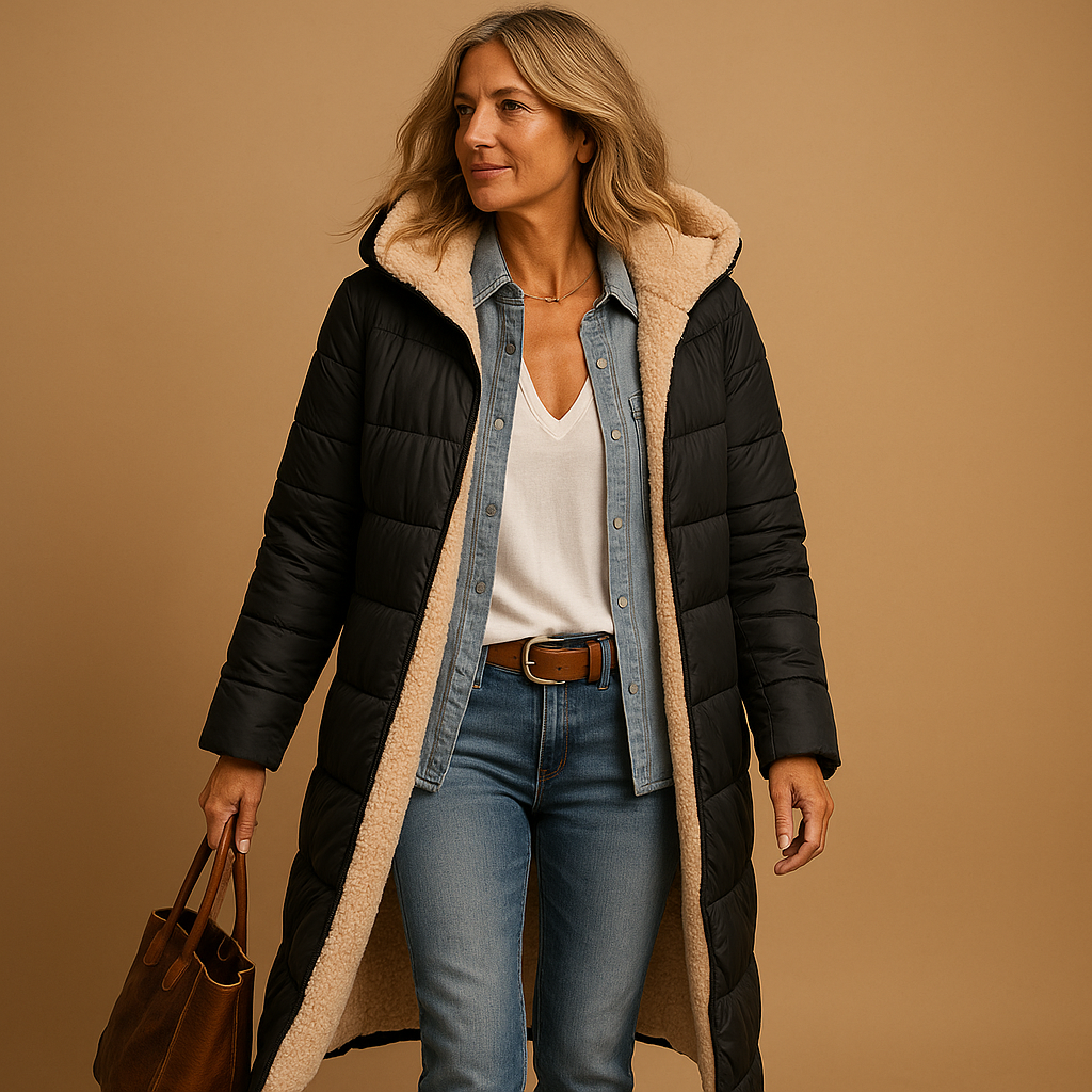 Long winter coat for women | Nadine