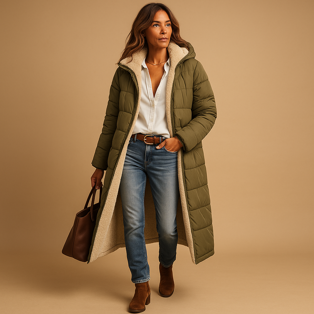 Long winter coat for women | Nadine
