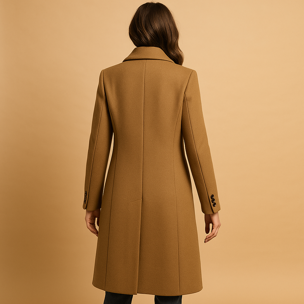 Long winter coat for women | Elara