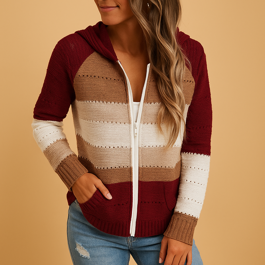 Loose-fit V-neck sweater for women | Avalynn