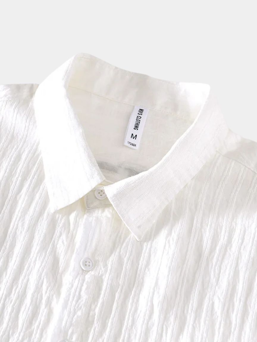 Lumière Linen Shirt – Cross & Crown