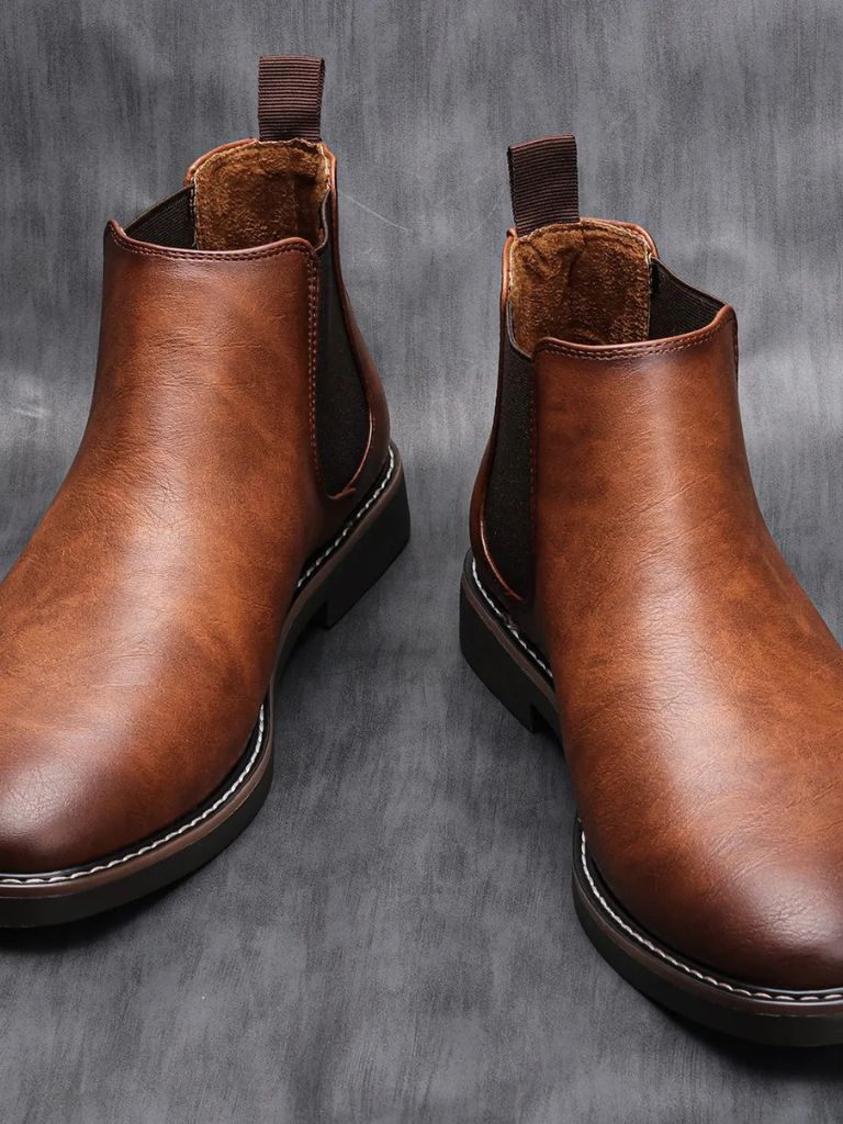 Maple Ash Chelsea Boots for Men