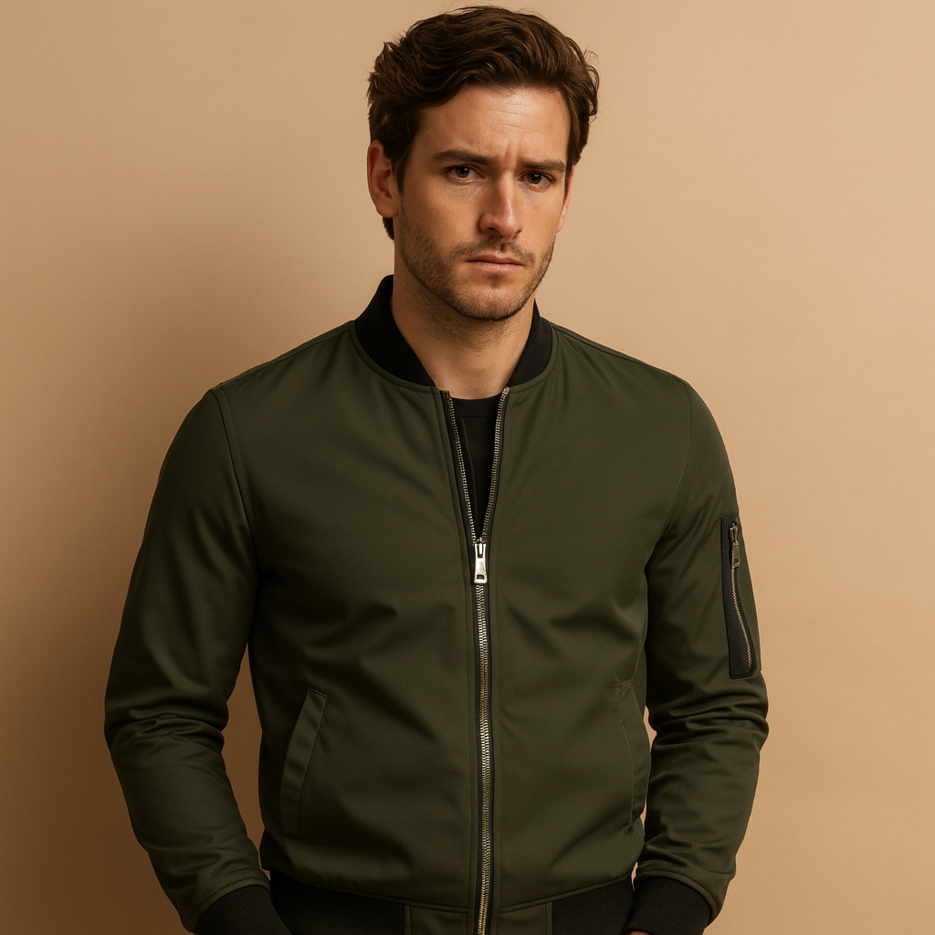 Men’s bomber jacket with zipper | Calvin