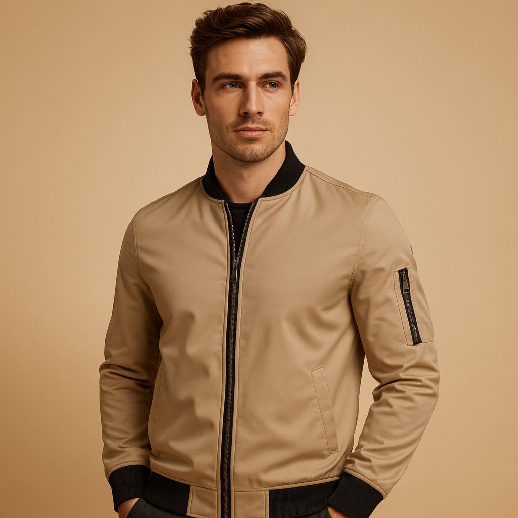 Men’s bomber jacket with zipper | Calvin