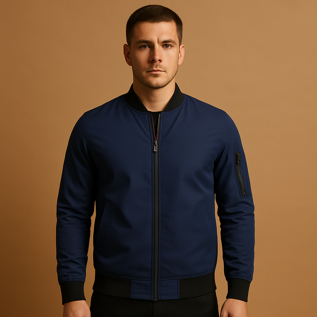 Men’s bomber jacket with zipper | Calvin