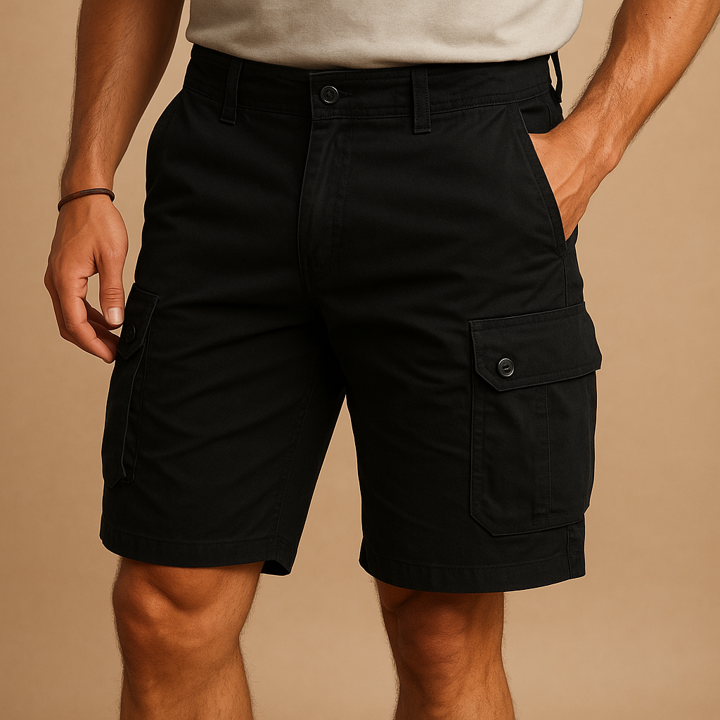 Men’s cargo shorts with breathable cotton | Mason