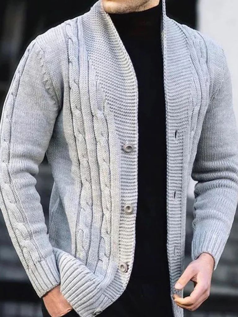 Men's Elegant Knit Cardigan for Men