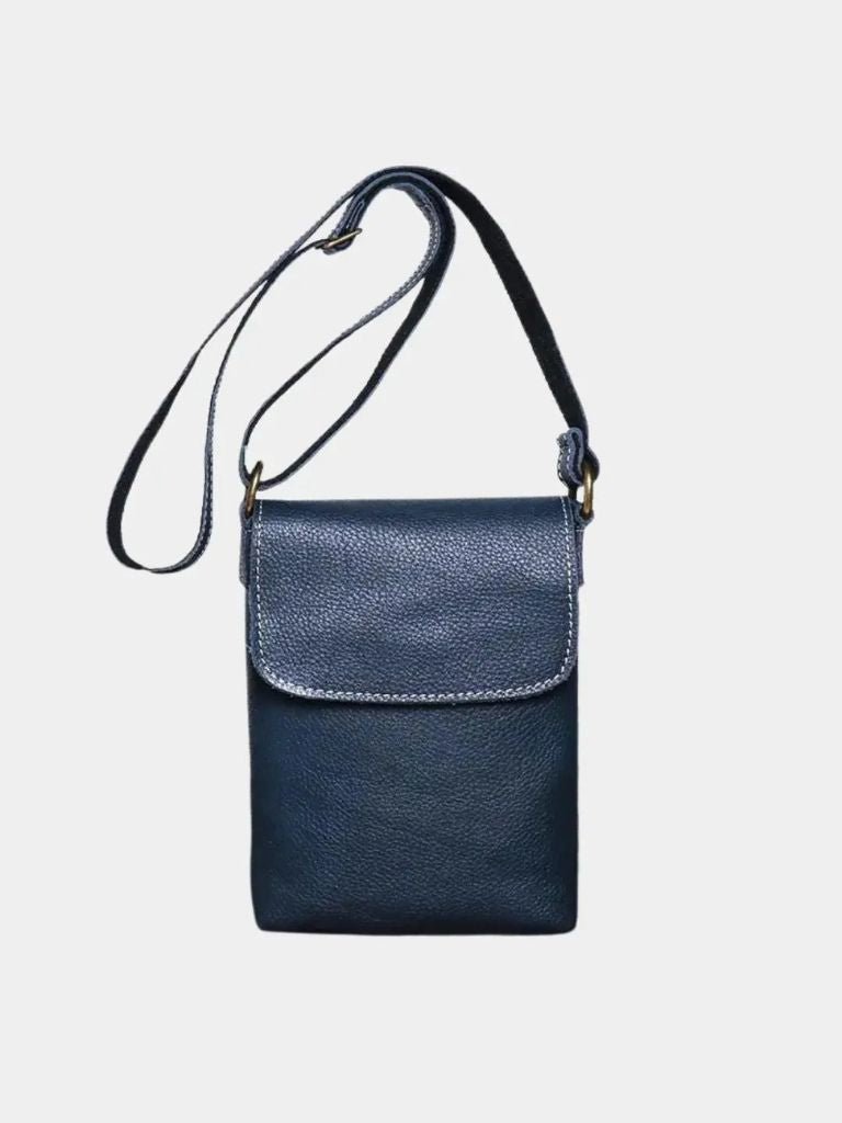 Men's Mini Leather Shoulder Bag for Men
