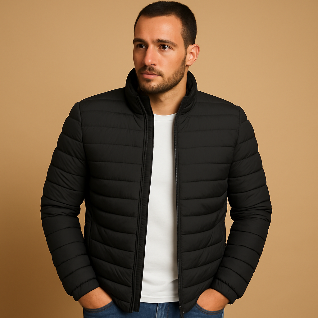 Men’s puffer jacket with hood | Roland