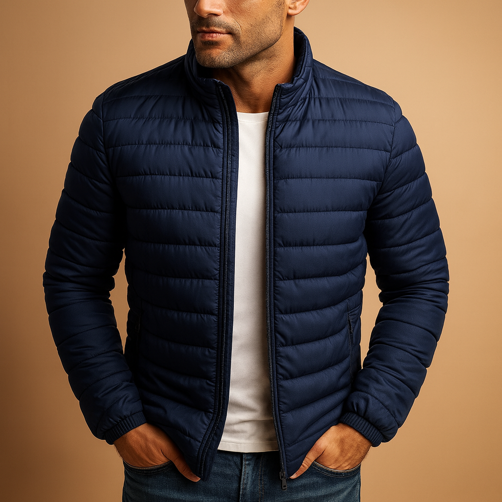 Men’s puffer jacket with hood | Roland