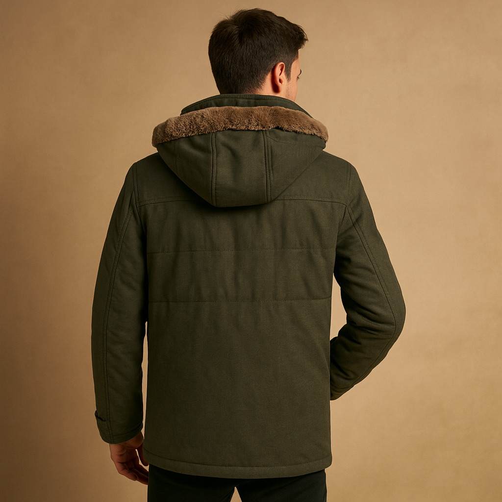 Men’s winter coat with hood | Oliver