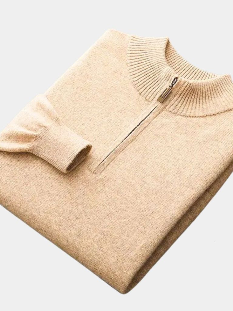 Merino Half Zip Sweater for Men