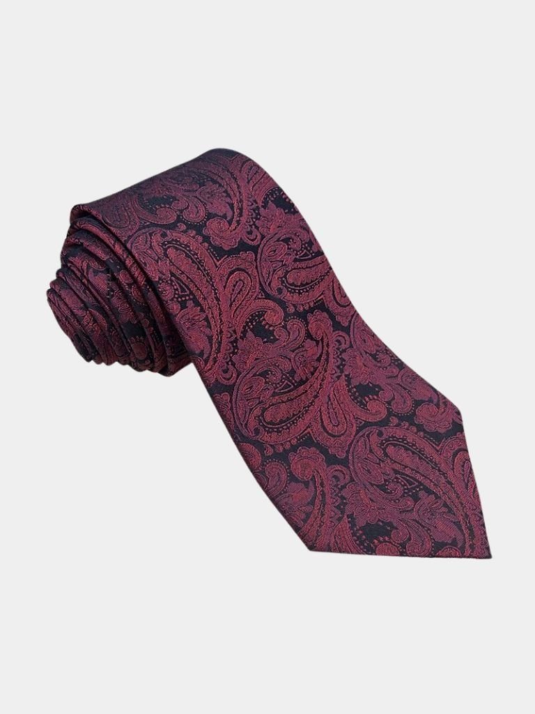 Midnight Petal Vintage Tie for Men