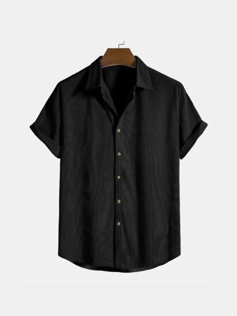 Minimalist Corduroy Shirt for Men