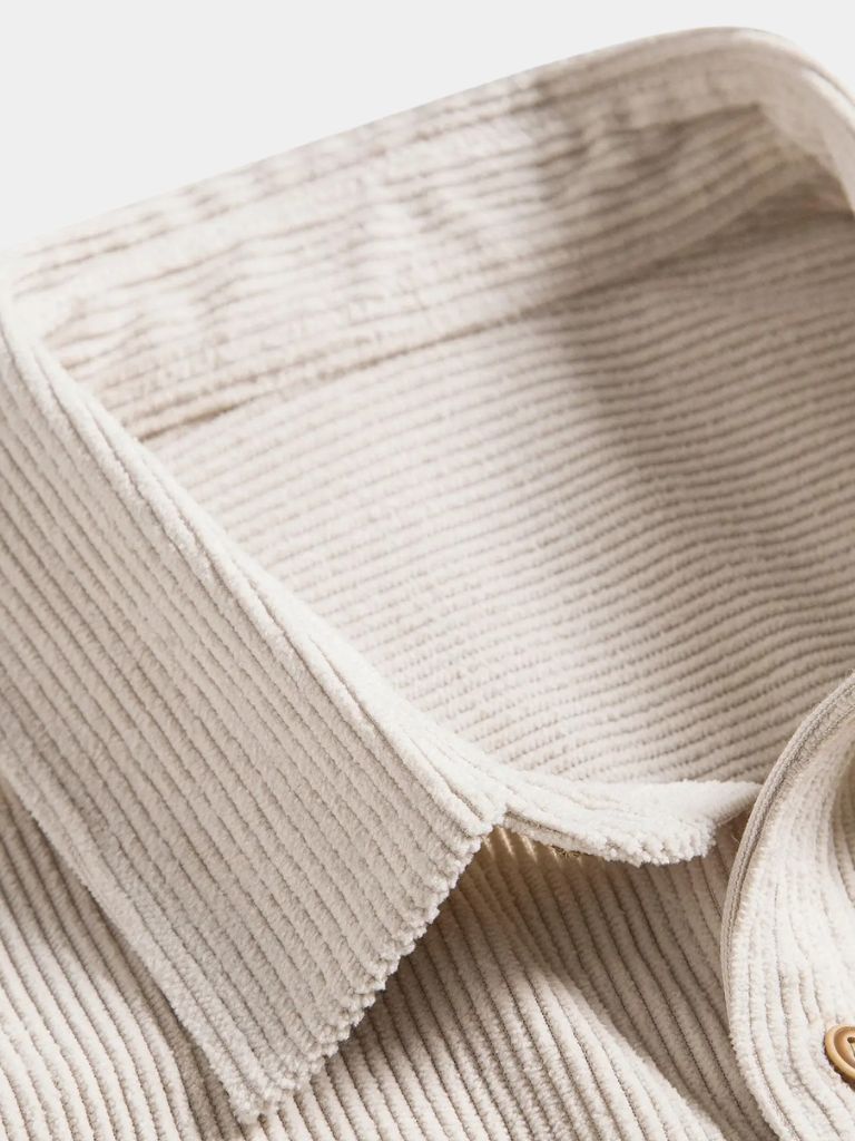 Minimalist Corduroy Shirt for Men
