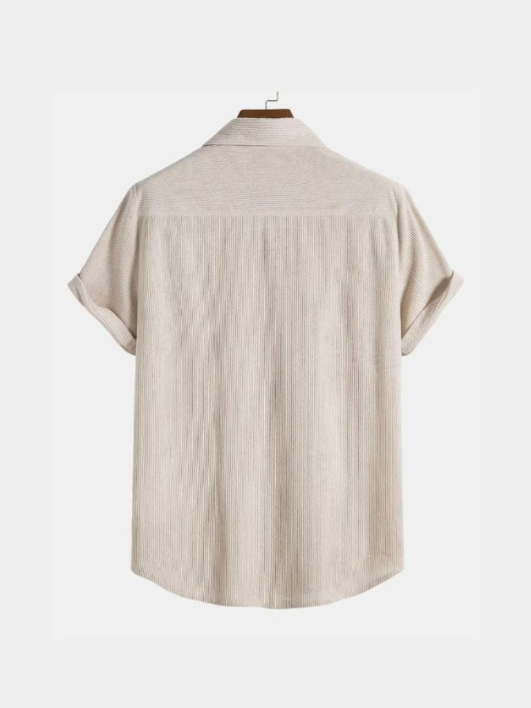 Minimalist Corduroy Shirt for Men