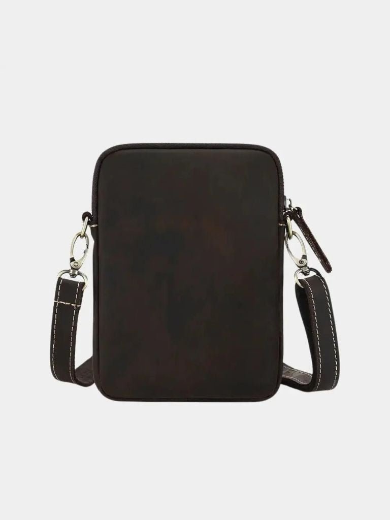 Minimalist Crossbody Leather Bag for Men