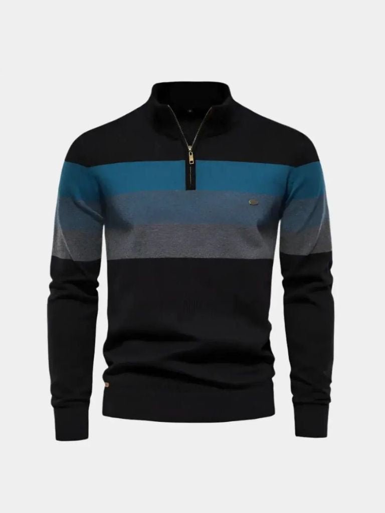 Minimalist High Collar Sweater for Men