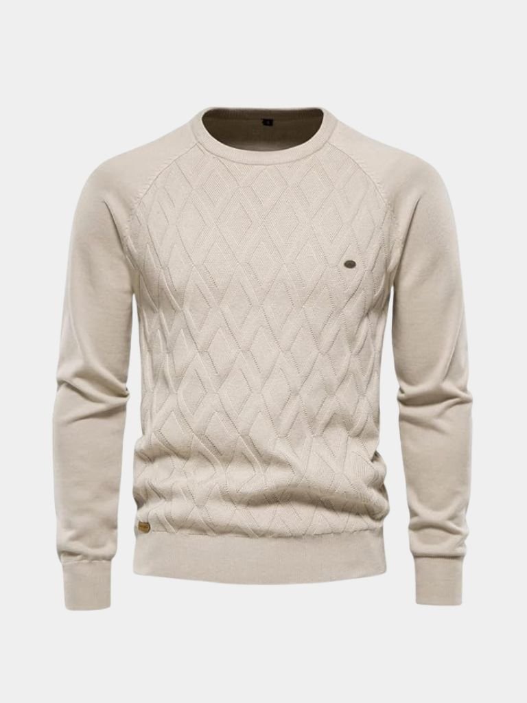 Minimalist Knit Pullover for Men
