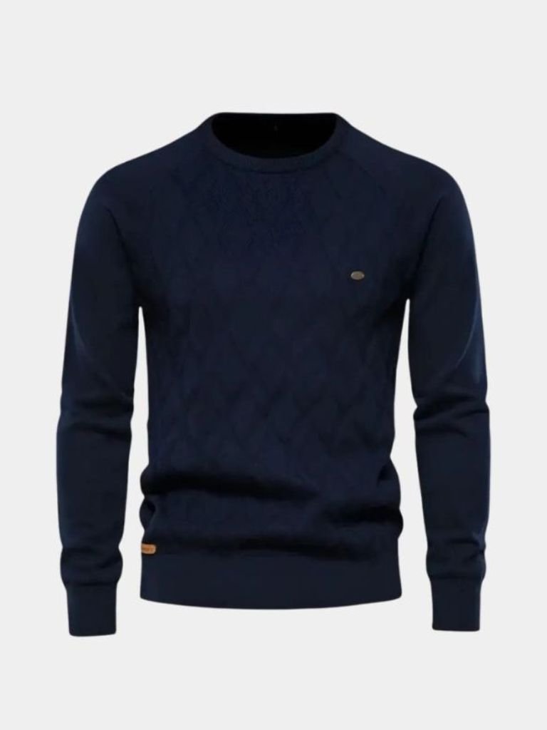 Minimalist Knit Pullover for Men
