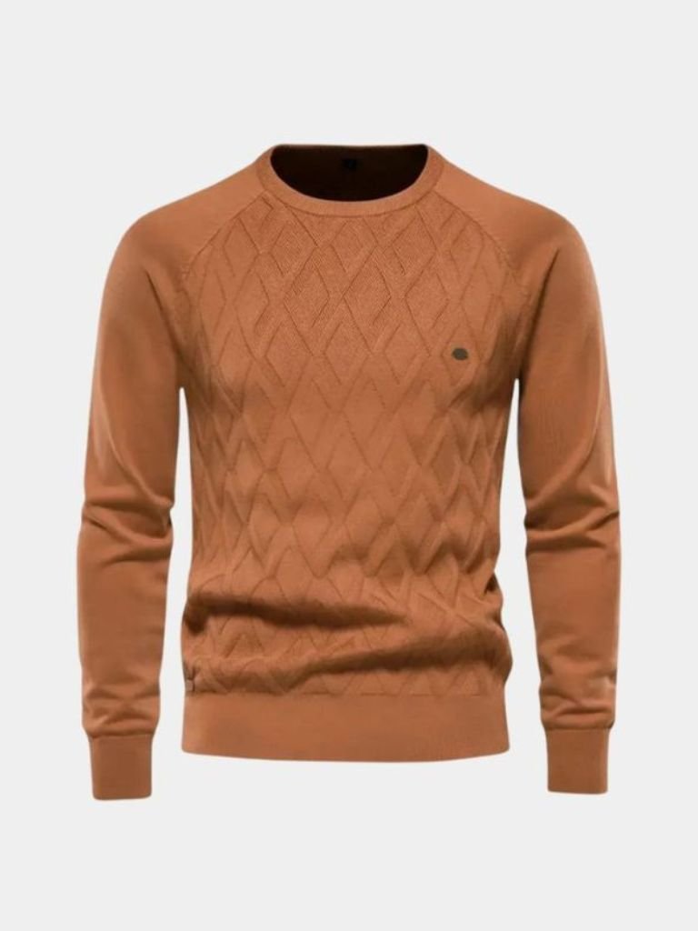 Minimalist Knit Pullover for Men