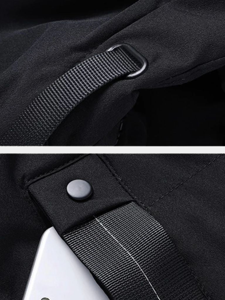 Minimalist Long Puffer Jacket for Men