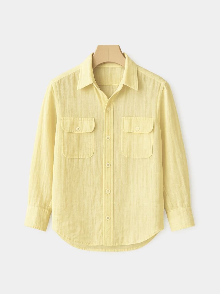 Minimalist Long Sleeve Shirt for Men