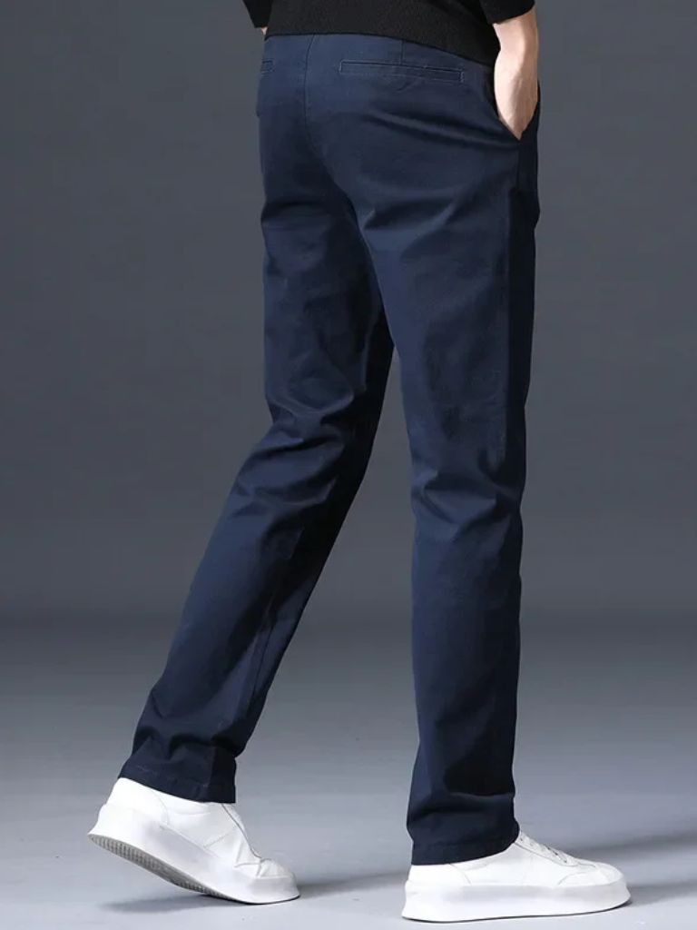 Minimalist Straight Trousers for Men
