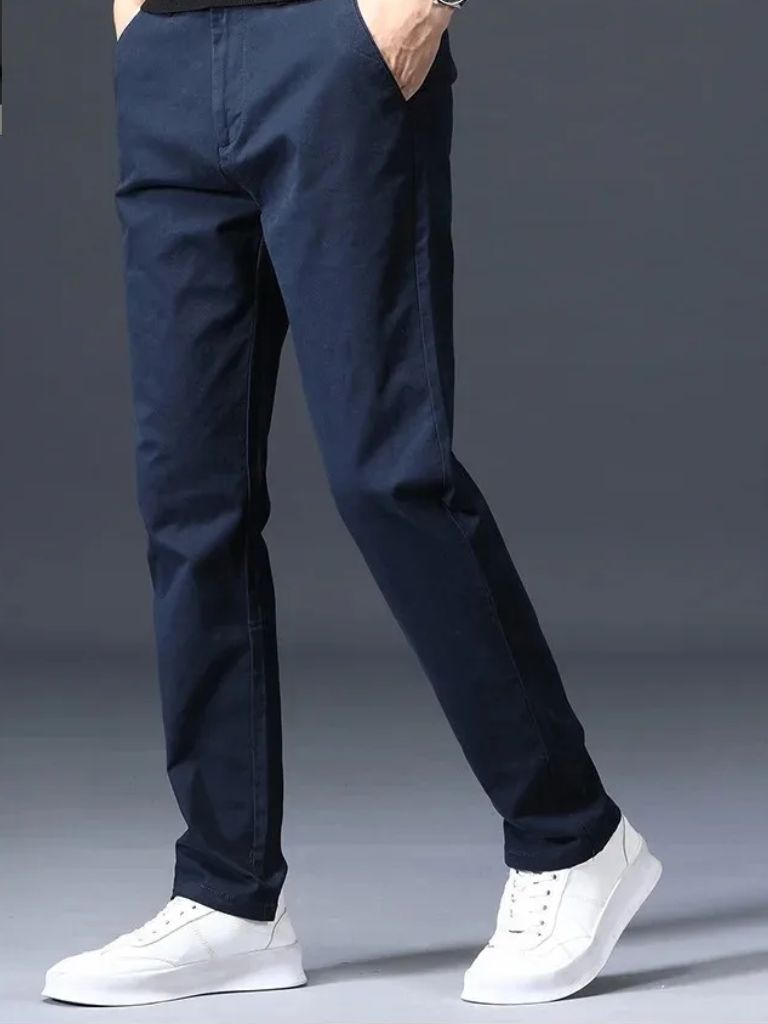 Minimalist Straight Trousers for Men