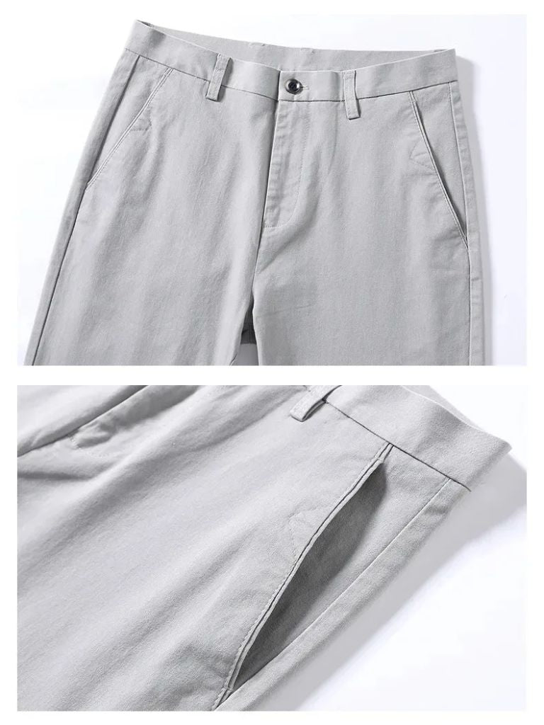 Minimalist Straight Trousers for Men