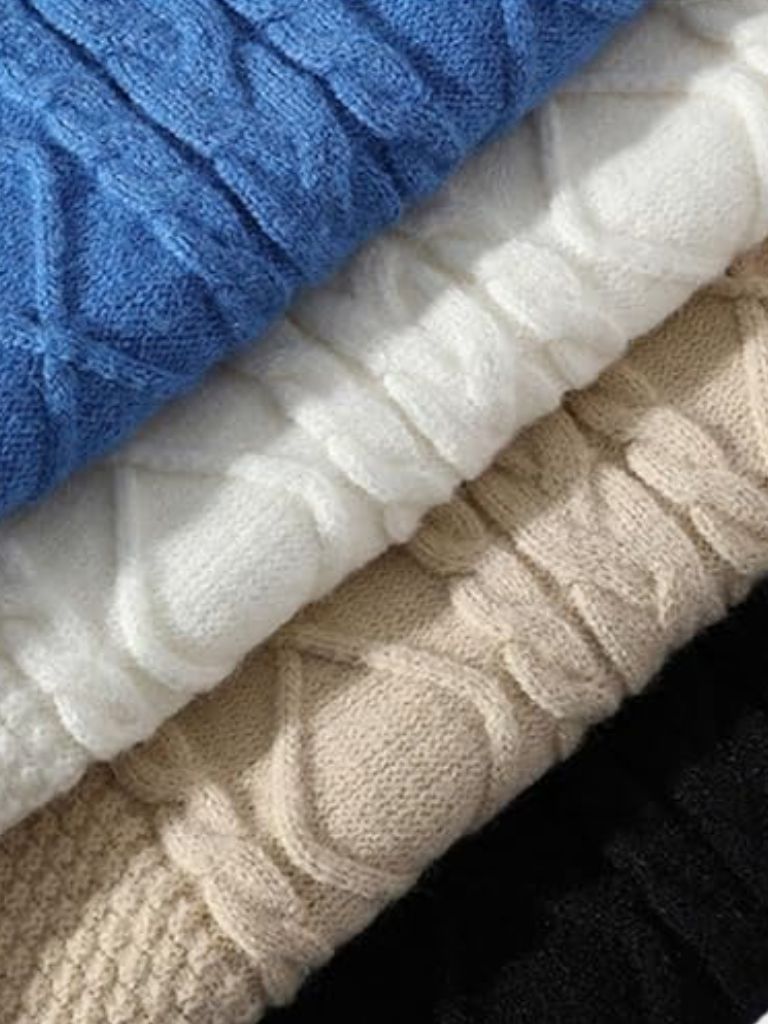 Minimalist Textured Sweater for Men