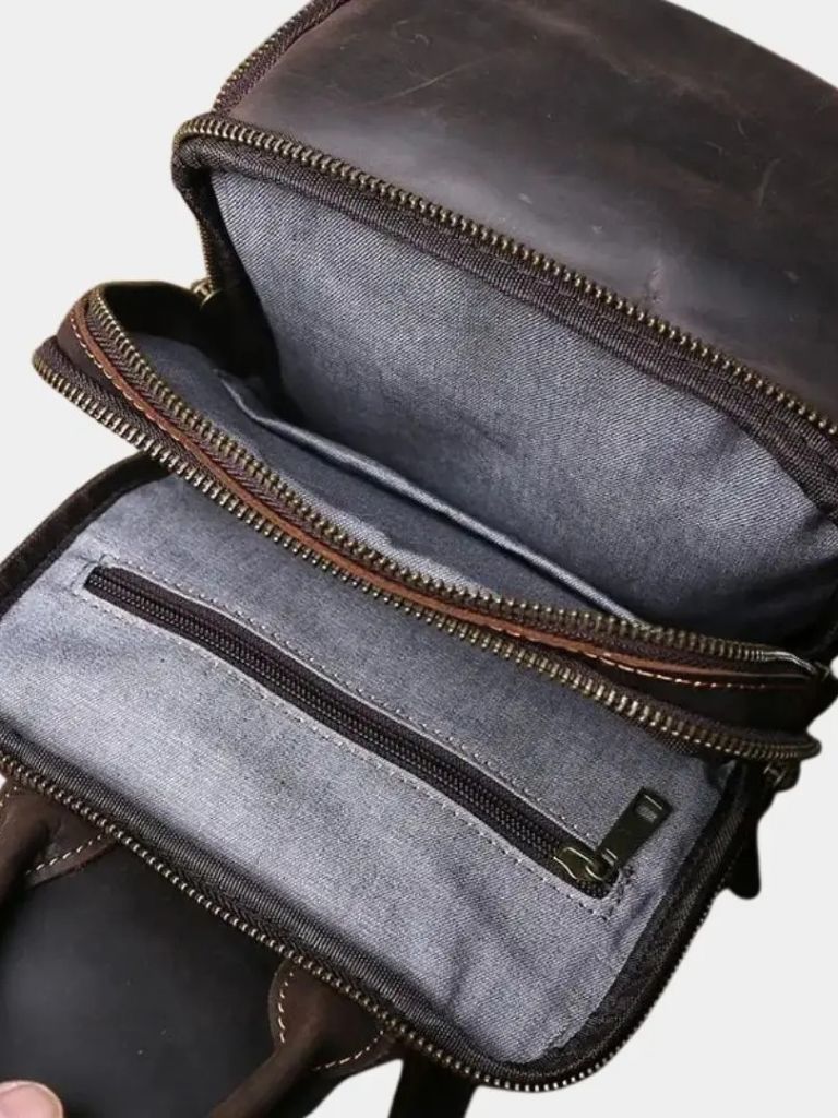 Modern Box Shoulder Bag for Men
