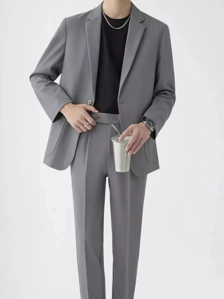 Modern Minimalist Suit Set for Men