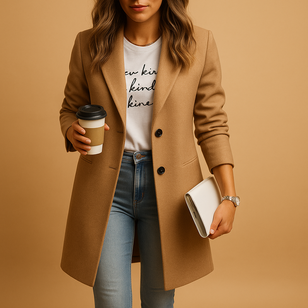 Modern tailored coat for women | Sienna