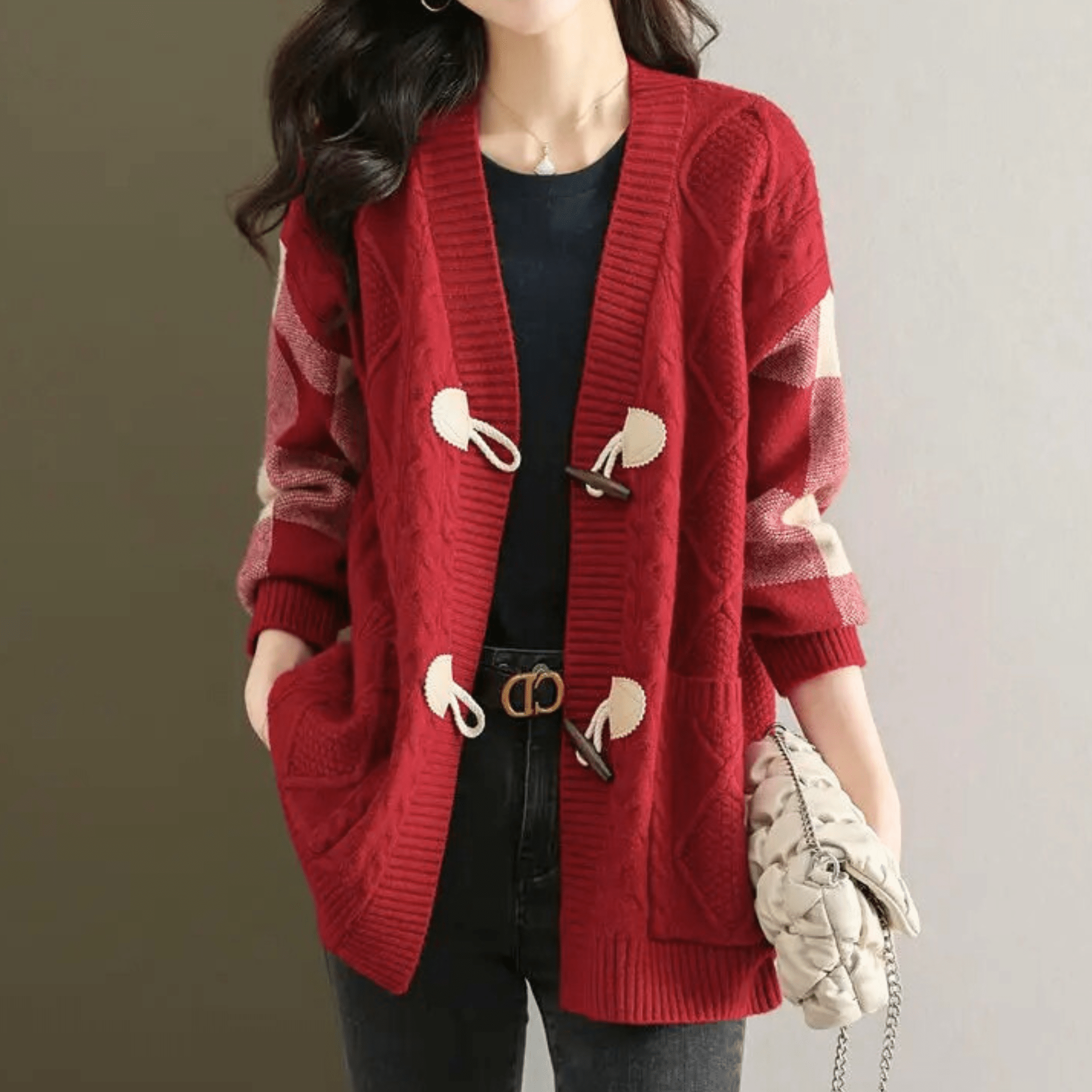 Blaire Elegant Cardigan with Pockets for Women